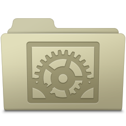 System Preferences Folder Ash Icon 256x256 png
